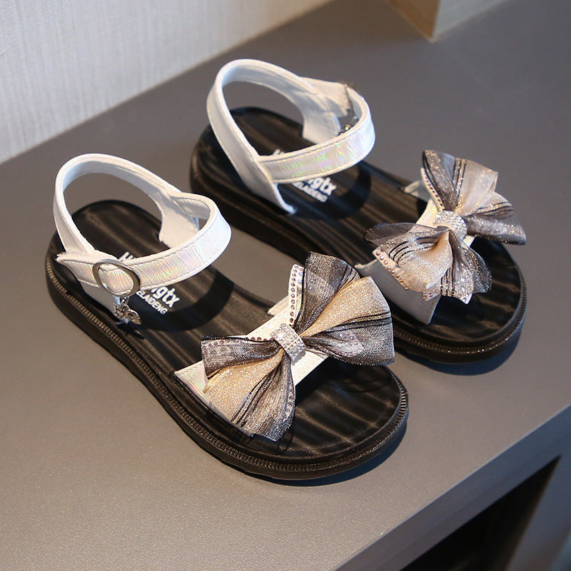 Fashion Children's Shoes Girls Bow Shoes