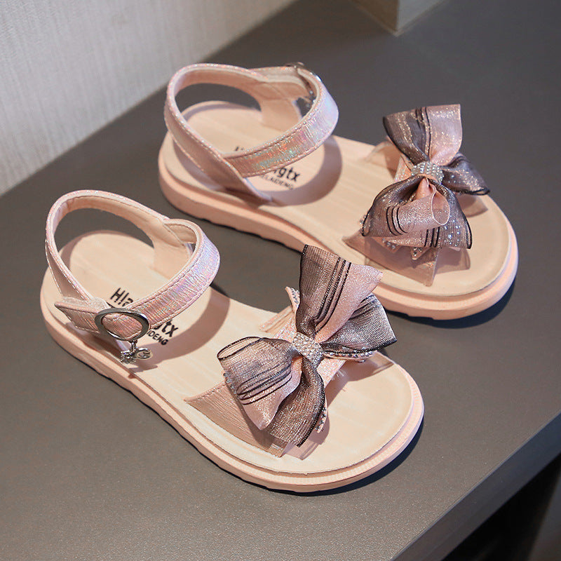 Fashion Children's Shoes Girls Bow Shoes