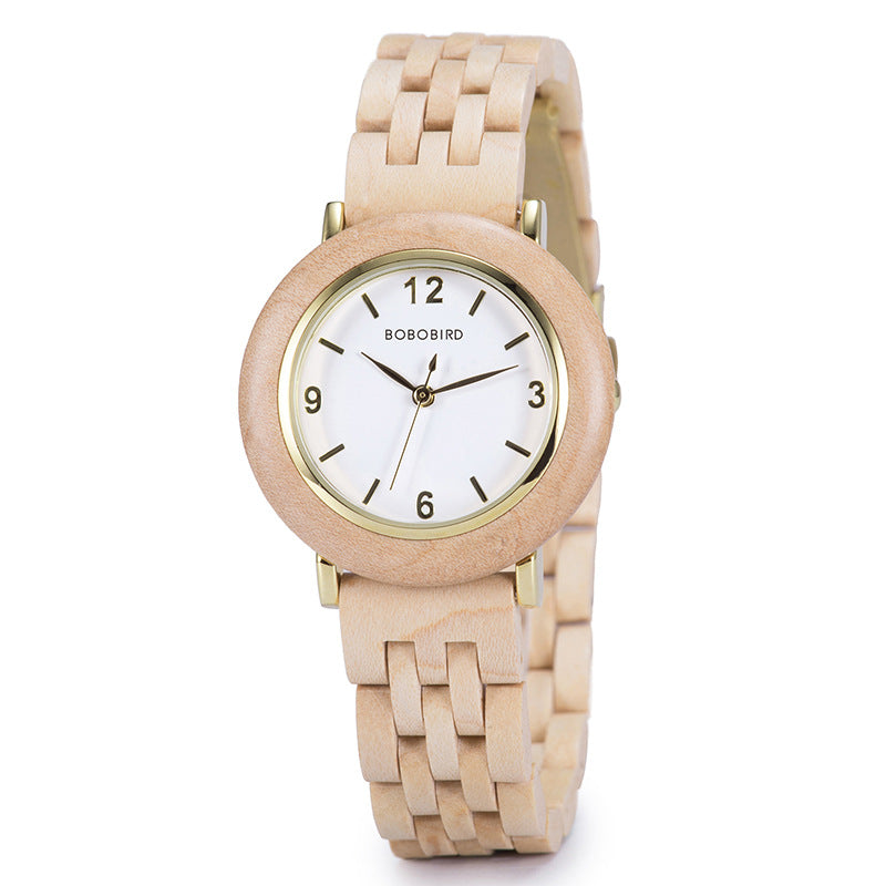 Stylish And Simple Temperament Wooden Watch