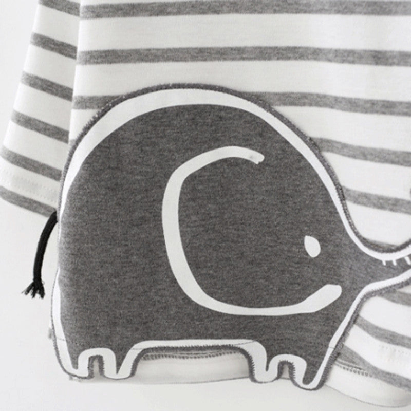 Elephant romper set for babies