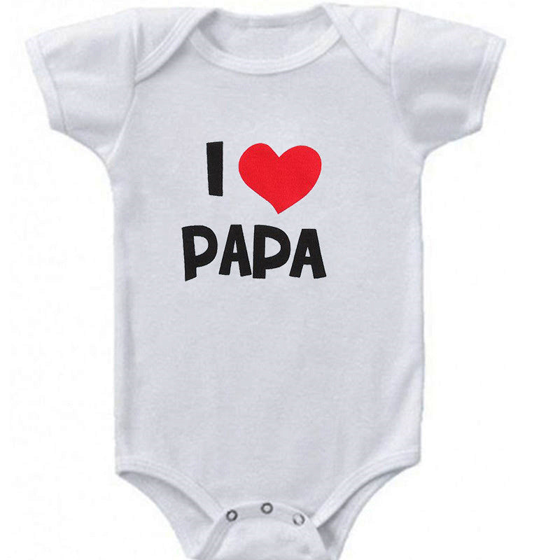 Mama Papa Printed Baby Romper For Boys And Girls