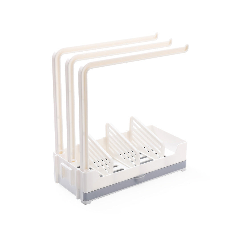 Sponge Storage Shelf With Puncture Free Tray For Kitchen