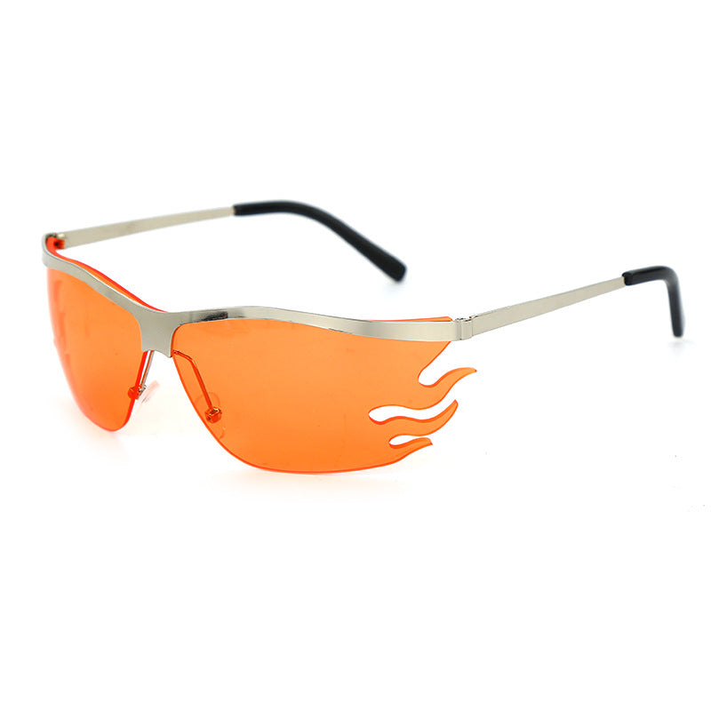 Outdoor Sports Mirror Flame Fashion Sunglasses Bicycle Goggles