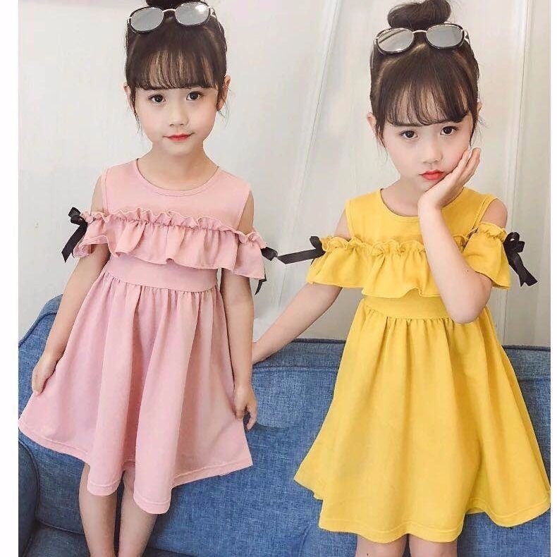 Children's Strapless Dress Princess Dress Little Girl