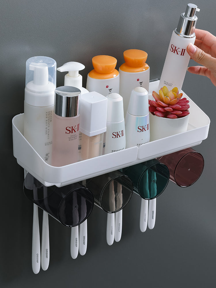 Shelf for Storing Creams and Toothbrushes