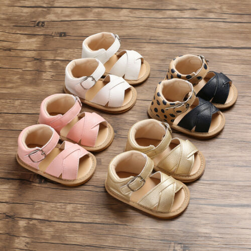 A package of 0-1 year old baby non-slip oxford sole sandals