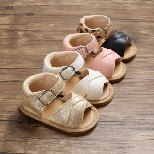 Collection of 0-1 year old baby non-slip oxford sole sandals