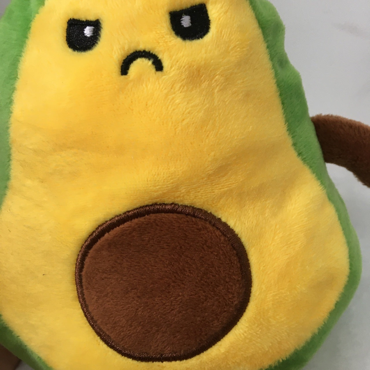 Flip Avocado Doll flip Double-sided Angry Happy Expression Avocado Plush Toy