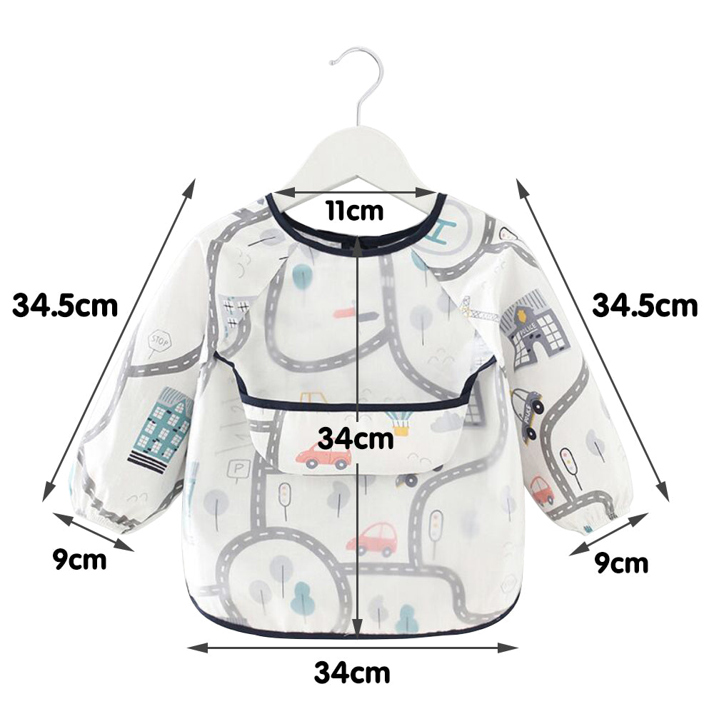 Long-sleeved waterproof baby clothes