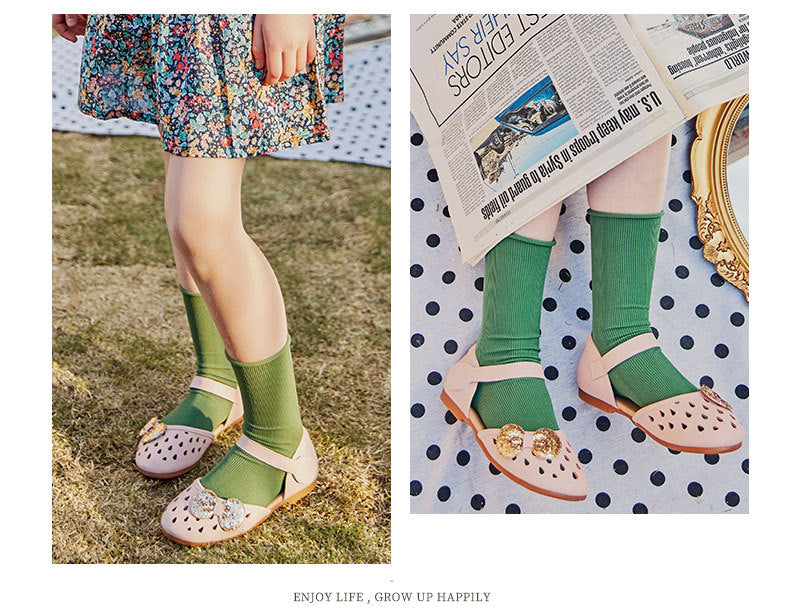 Girls Shoes Sandals 2020 New Korean Version Summer kids Princess Shoes In Baotou Soft Sole