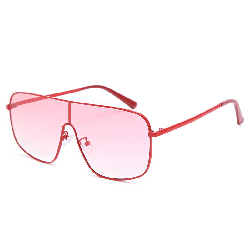 نظارة شمسية ملونة من قطعة واحدة