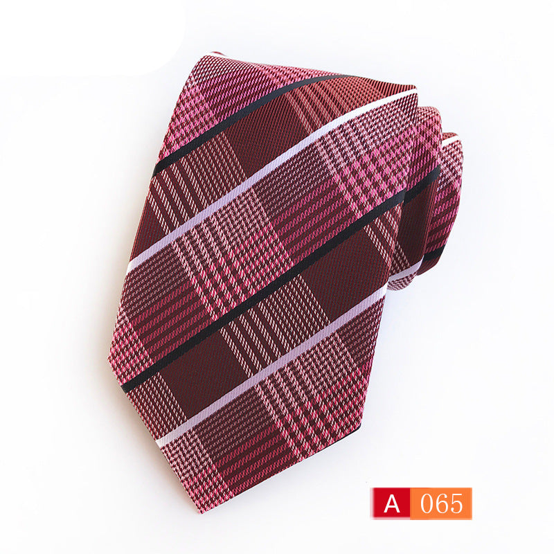 Tie Men's Polyester Jacquard Yarn-Dyed Fabric