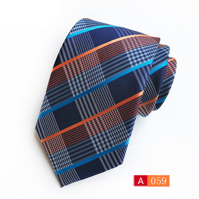 Tie Men's Polyester Jacquard Yarn-Dyed Fabric