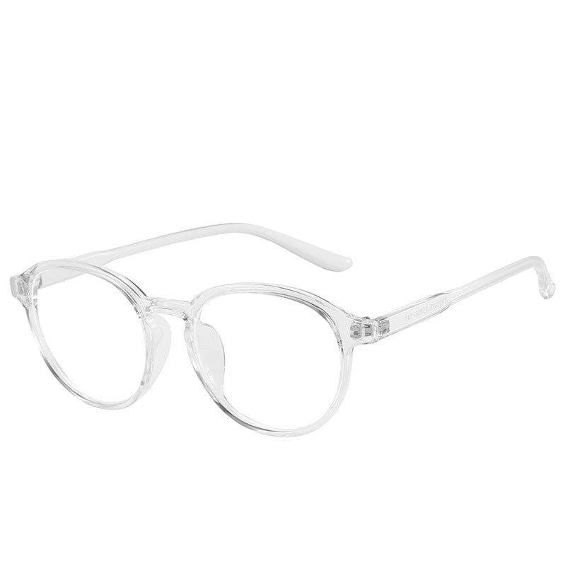 Fashion New Anti-Blue Light Flat Mirror Female Thin Students Myopia Decorative Glasses Frame