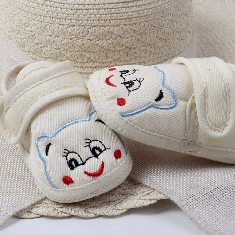 Non-Slip Male And Female Baby Toddler Shoes Cartoon Bear Baby Shoes