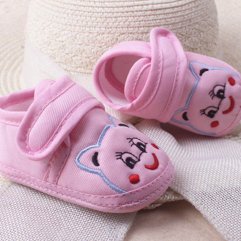Non-Slip Male And Female Baby Toddler Shoes Cartoon Bear Baby Shoes