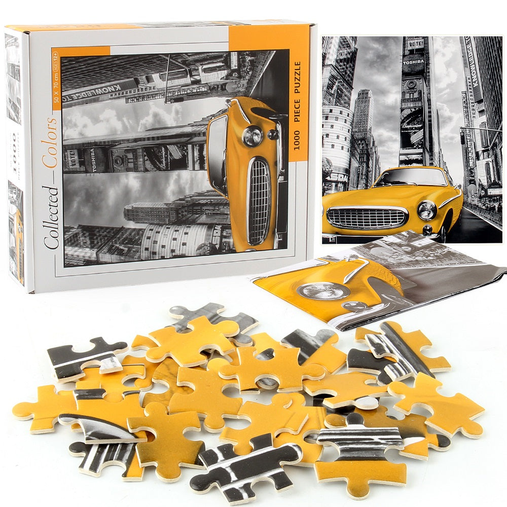 1000-piece 3D puzzle New York Street Thicken Paper Jigsaw