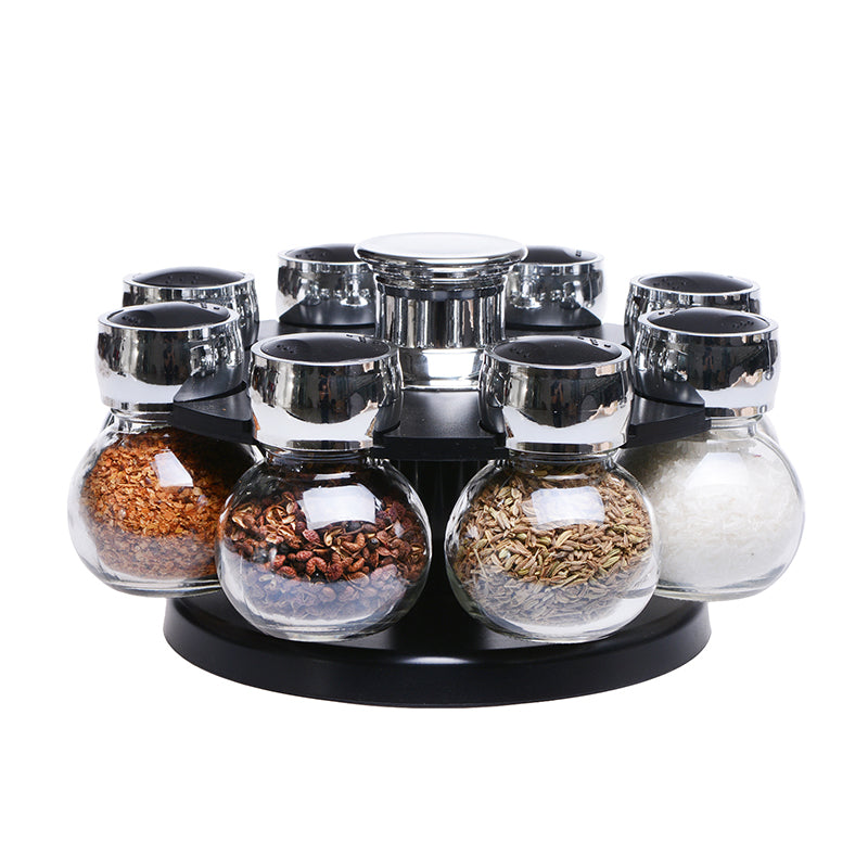 Home rotary spice jar set