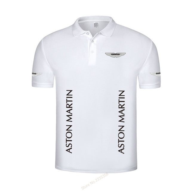 High Quality New Summer Casual Aston Martin Polo Shirt Men's