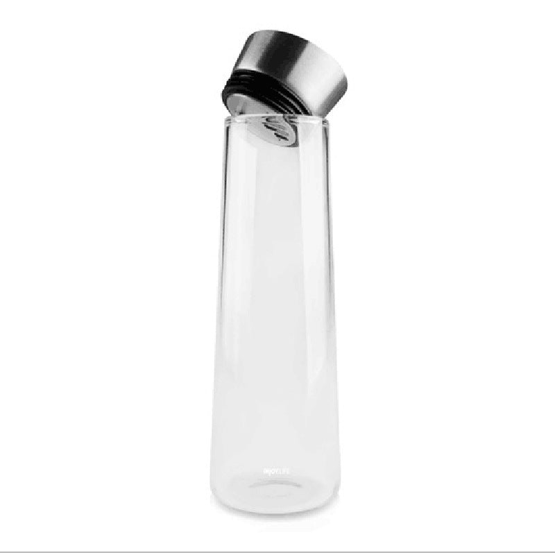 Cool Water Bottle Stainless Steel Head Cover Household Cool White Open