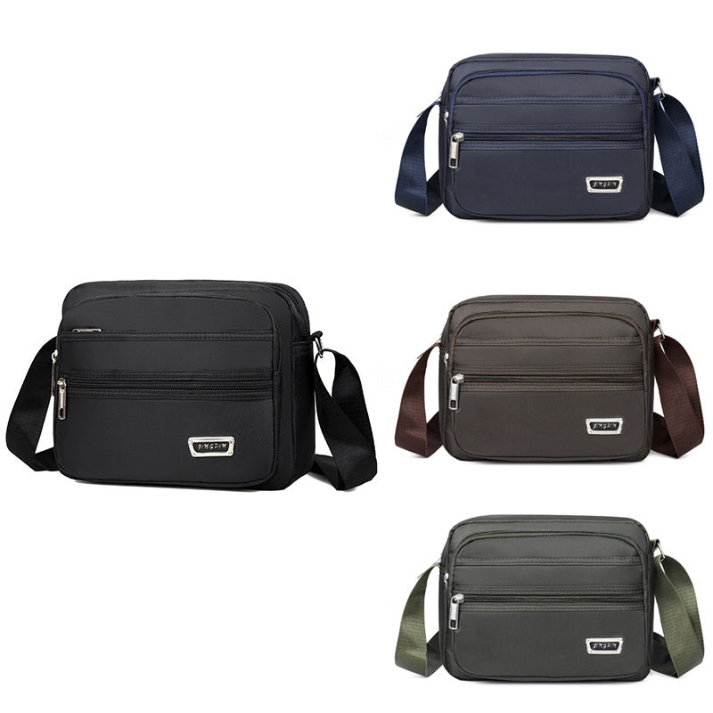 Shoulder Bag Do Business  Collect Money, Messenger Bag  Men's Multi-Layer Cash Register Bag, Leisure Large-Capacity Travel Bag
