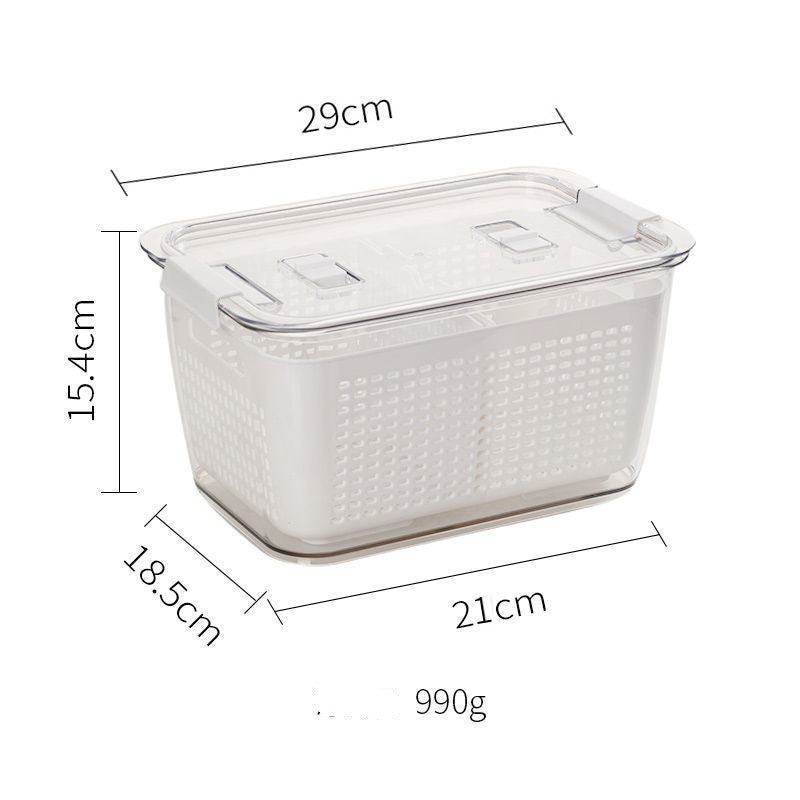 Separate storage box large capacity for fruits and vegetables