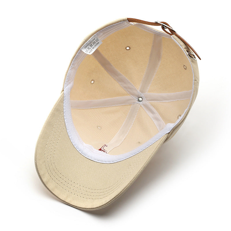Embroidered Baseball Cap Male Outdoor Leisure Sun Protection Sunshade Female Student Couple Sun Hat