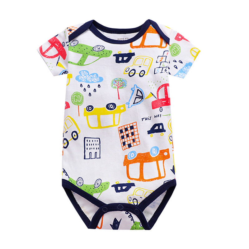 Newborn Baby Triangle Romper Jumpsuit Summer Baby Children's Suit
