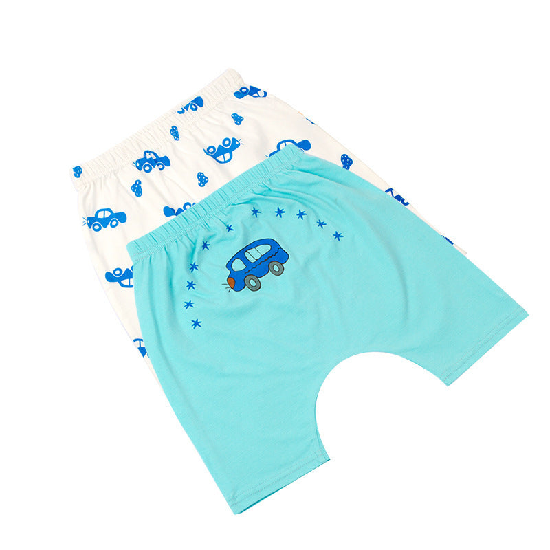 Men's And Women's Cotton Five-Point Baby Pants