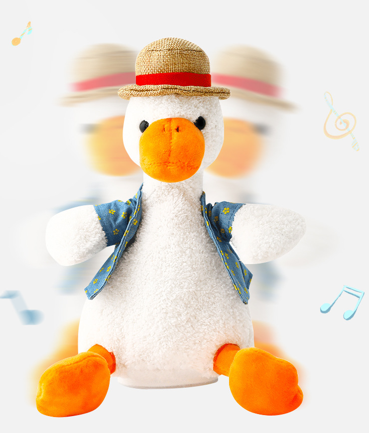Plush Toy Ragdoll Repeating Duck Doll