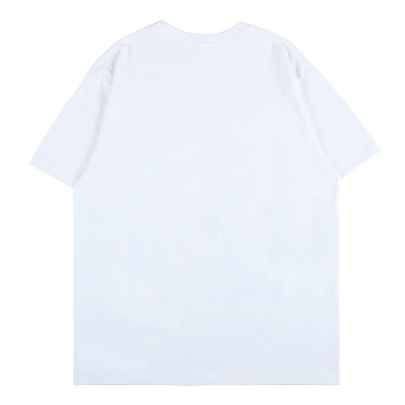 T-shirt Flamingo print short-sleeve