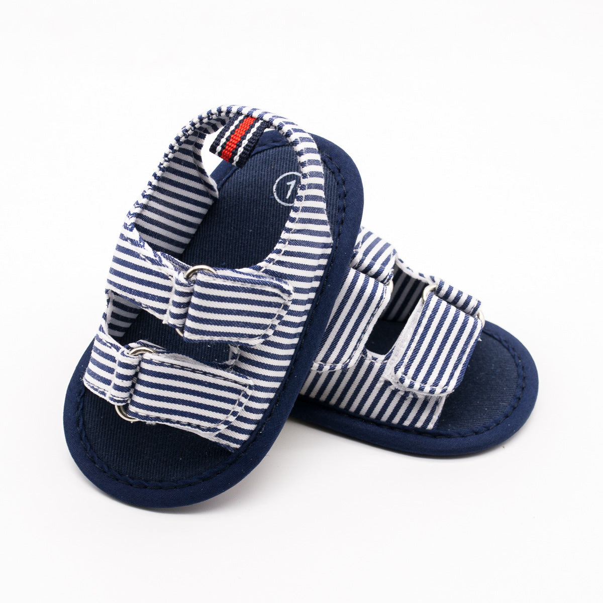 0-1 Years Old Striped Baby Sandals