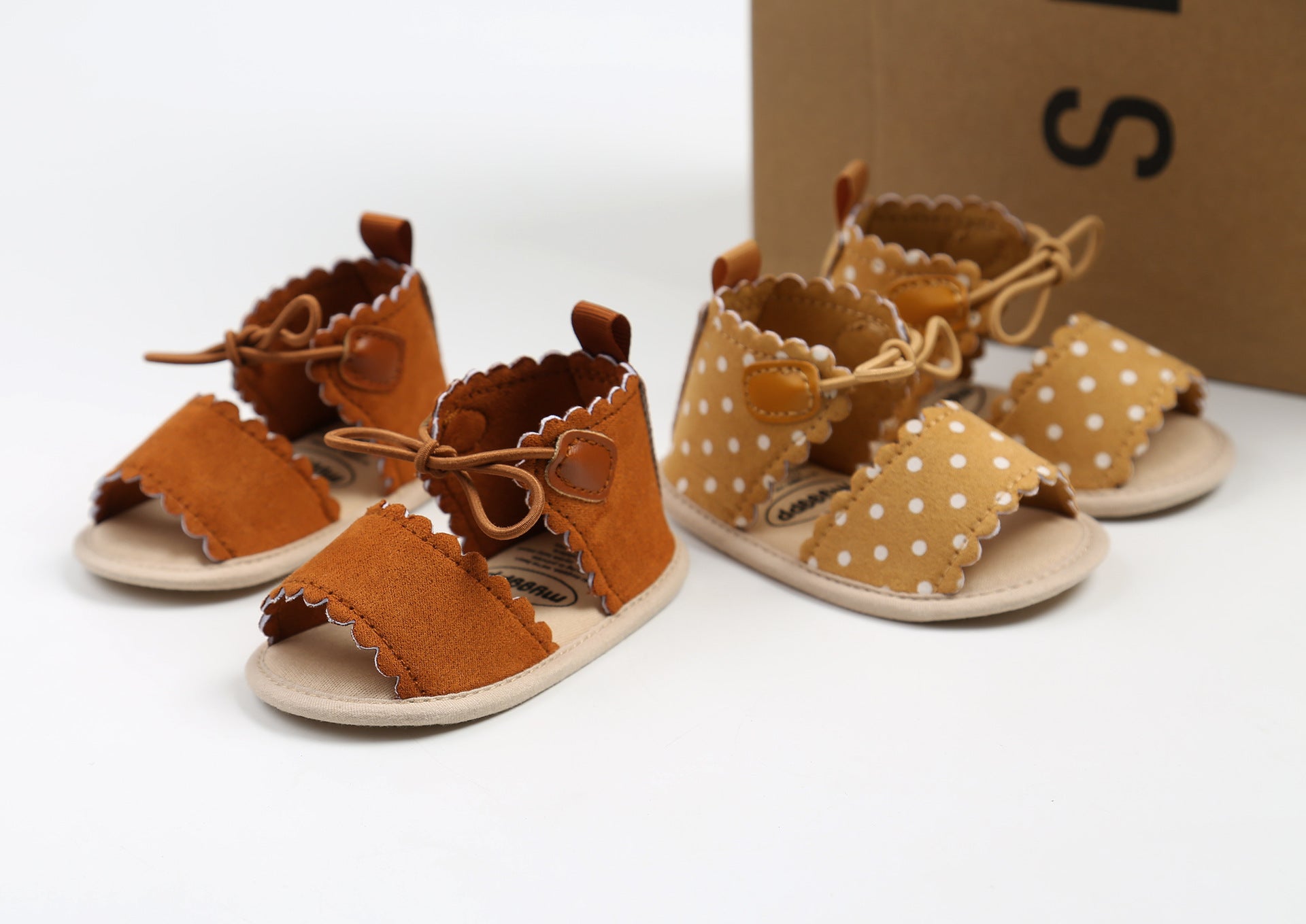 Dot Baby Sandals, Baby Shoes, Toddler Shoes, Women's Bowknot M2009