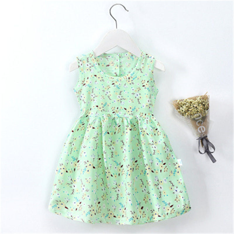 8 Style Baby Girls Dress 2021 Summer Cute Cartoon Baby Princess Birthday Party Knitted Dresses Toddler Costume Infant Kids Clothes