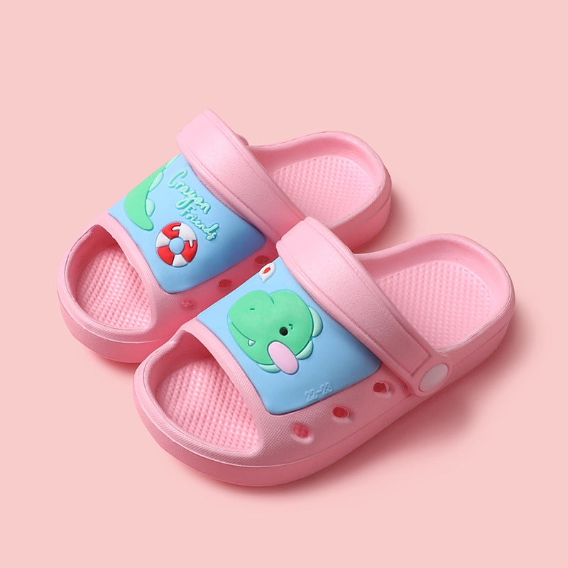 Indoor Soft-soled Non-slip Home Cute Children's Infant Baby Sandals And Slippers