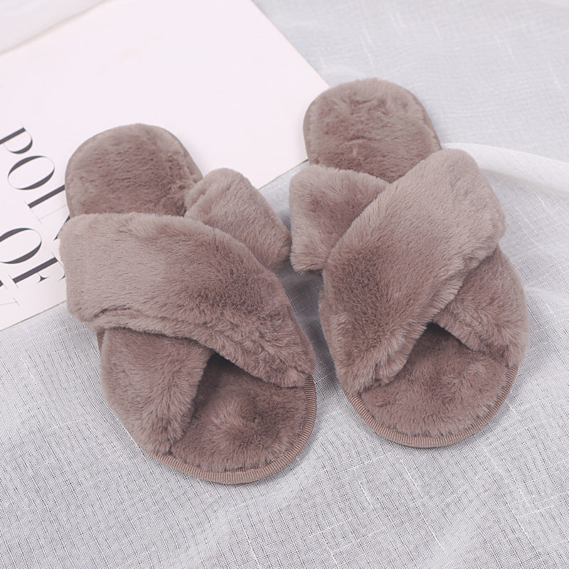 Cotton Slippers Furry