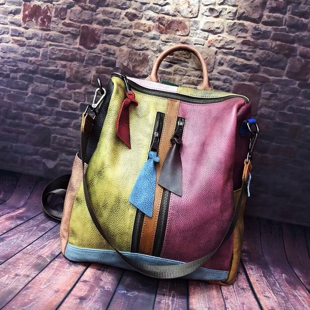 Women Backpack  Leather Casual