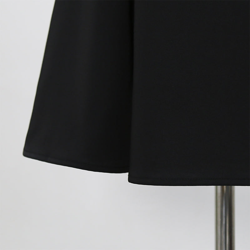 Slim Mid-Length Skirt Double-Breasted High-Waisted Long Skirt
