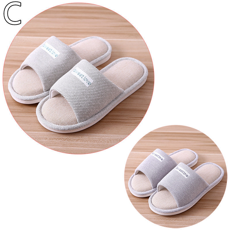 Cotton And Linen Slippers