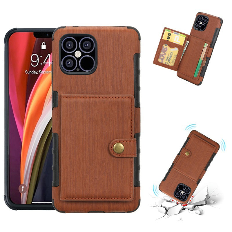 Multifunctional leather phone case