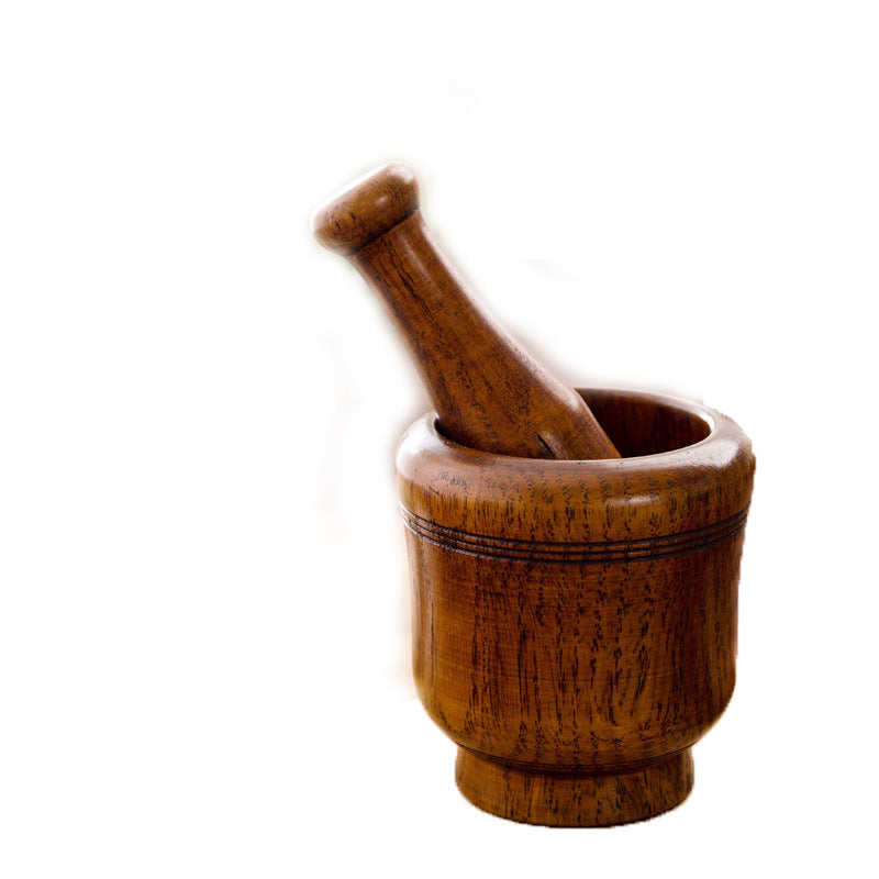 Wooden Garlic Grinder Wear Resistant Durable Manual