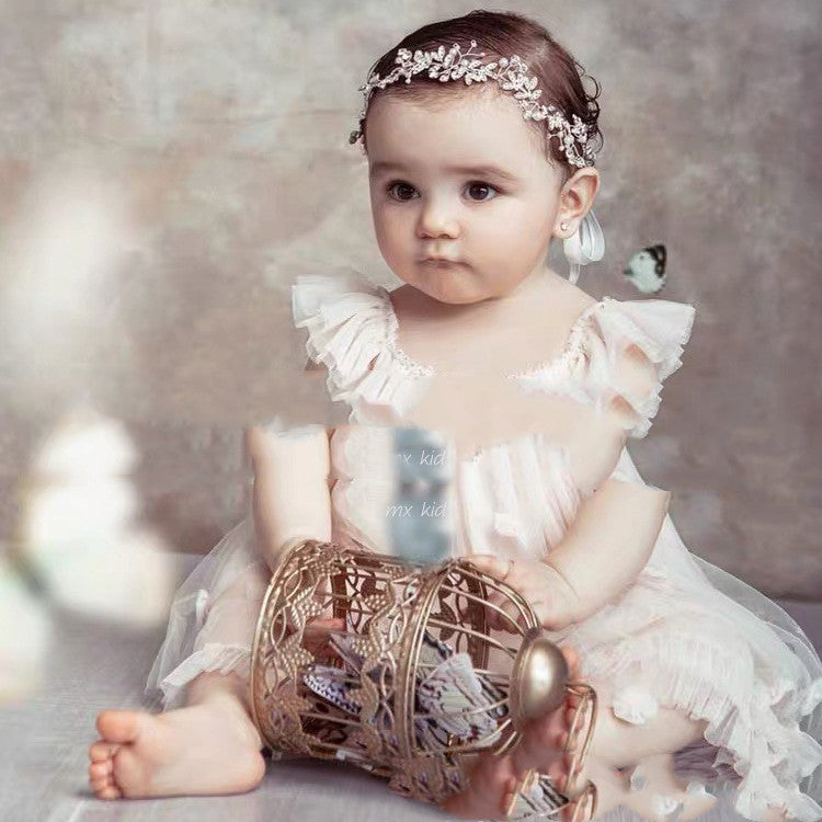 Girl Baby Princess Dress Birthday Dress Super Fairy Little Girl Gauze Dress