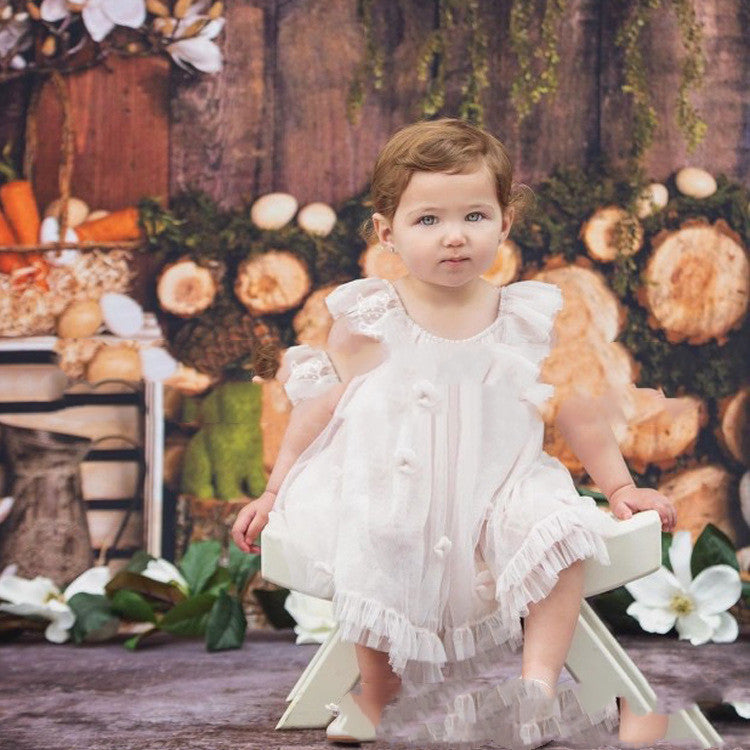 Girl Baby Princess Dress Birthday Dress Super Fairy Little Girl Gauze Dress