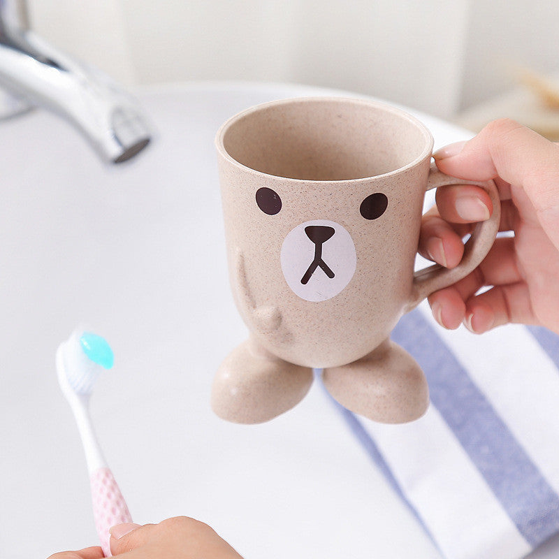 Cartoon Cute Child Brushing Cup And Mouthwash Cup