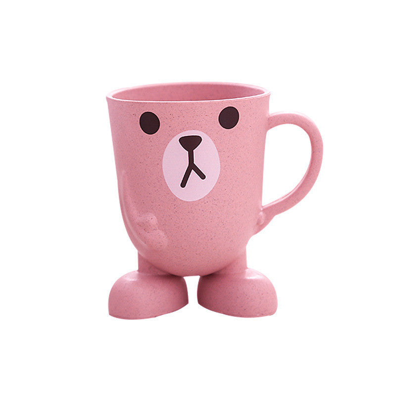 Cartoon Cute Child Brushing Cup And Mouthwash Cup
