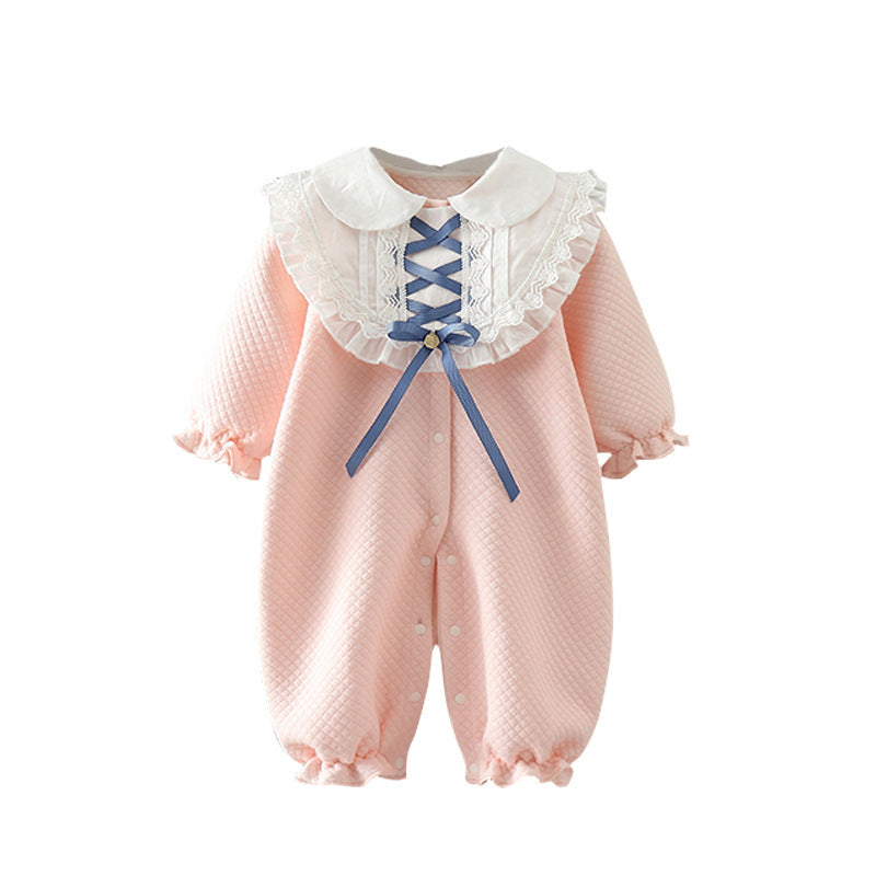 Baby Onesies, Air Cotton Baby Thickened Warm Baby Romper Romper