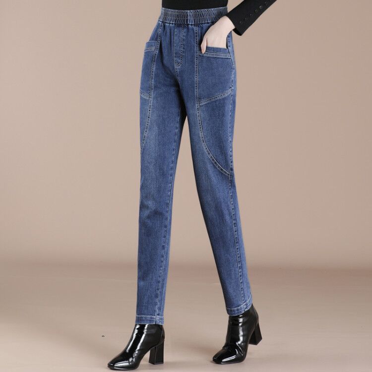 New High-waisted Harem Pants Are Thin And Temperament Cropped Pants