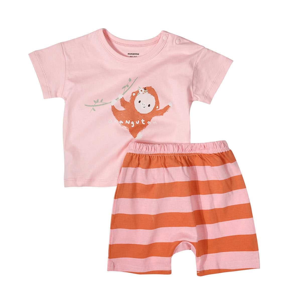 Western Style Baby Cotton Short-sleeved T-shirt Shorts Loose Suit