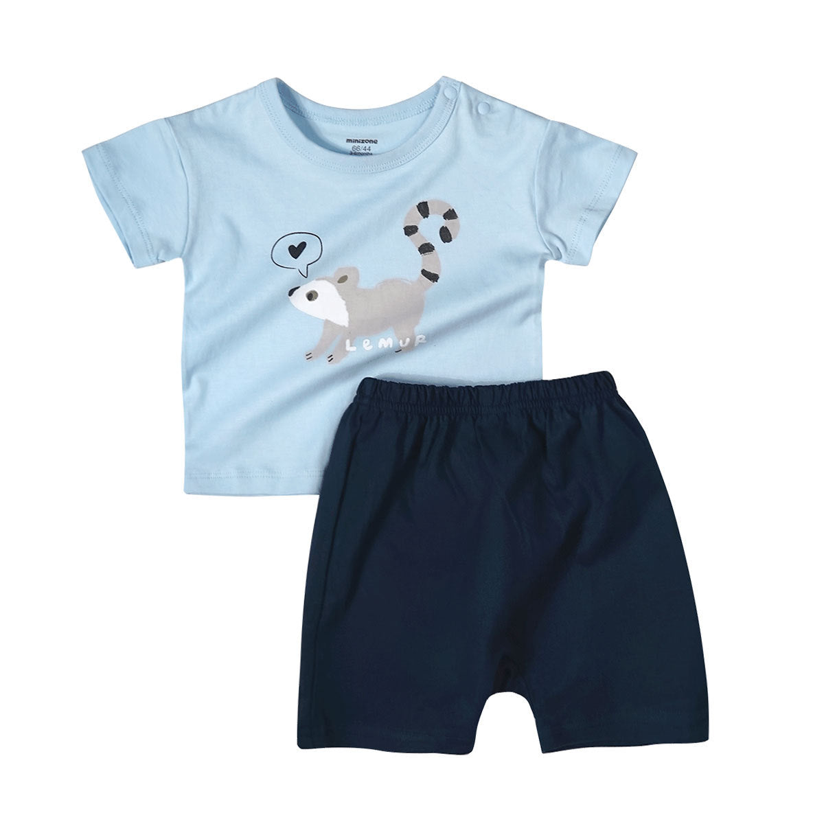 Western Style Baby Cotton Short-sleeved T-shirt Shorts Loose Suit