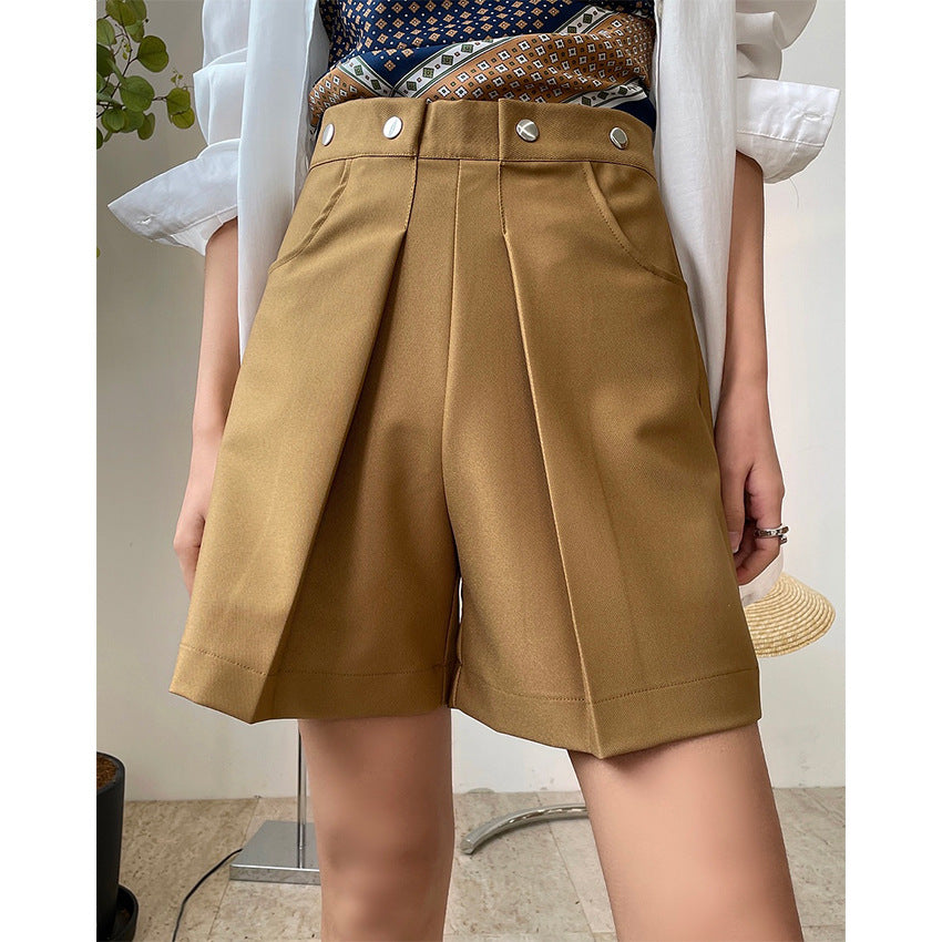 Wide-leg Loose-fitting Slim Casual Shorts